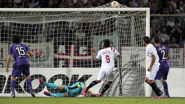 Carlos Bacca scores for Sevilla