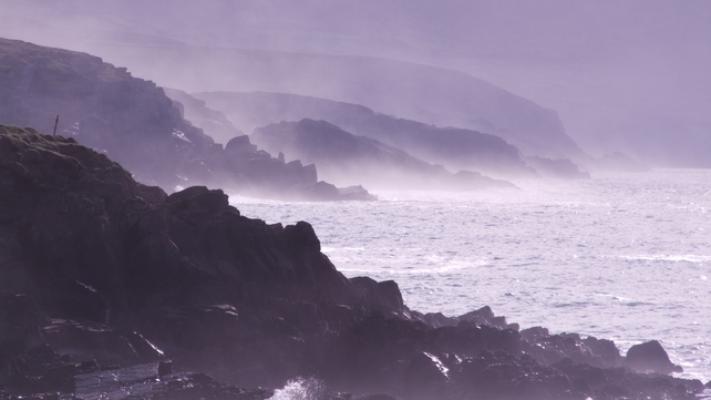 A storm in The Glen, Ballinskelligs, Co Kerry (Pic: Vincent Foley)
