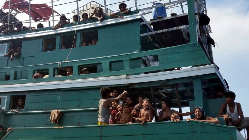 The migrants are believed to have come from Myanmar and Bangladesh