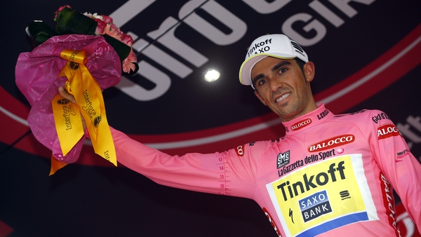 Contador is one of only six riders to win all three Grand Tours