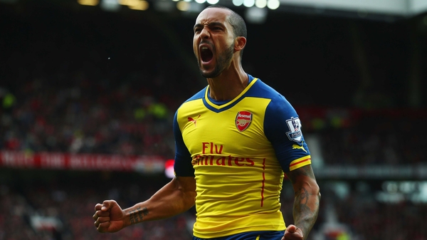 Theo Walcott's deflected cross hit the back of the net to give Arsenal a draw