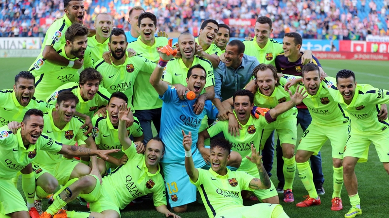 Barcelona claimed the title with a game to spare