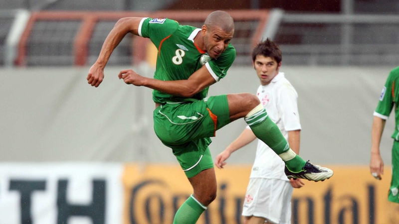 Steven Reid in action for Ireland