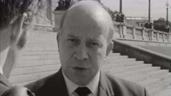 The Northern Ireland Minister for Home Affairs, Robert Porter, talks to RTÉ News about the impact o…