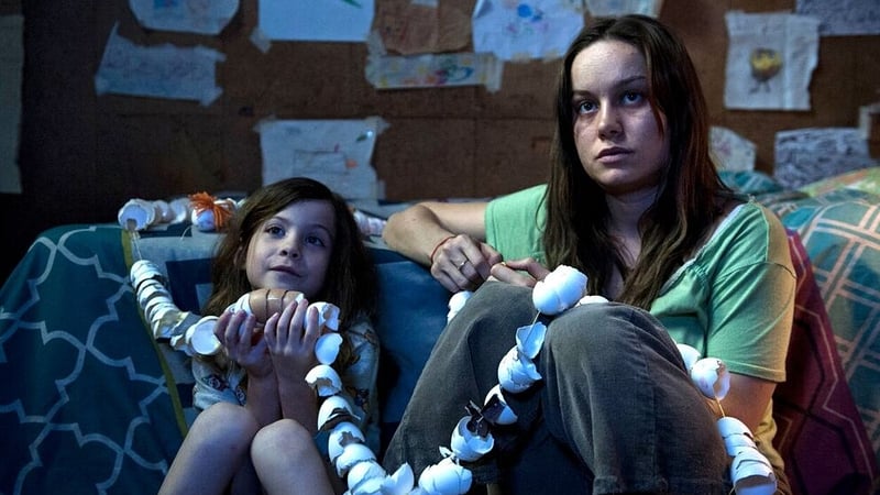 Jacob Tremblay and Brie Larson in Room