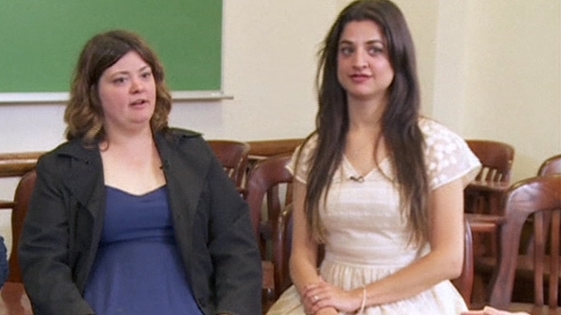 The sisters met at a creative writing class in Columbia University