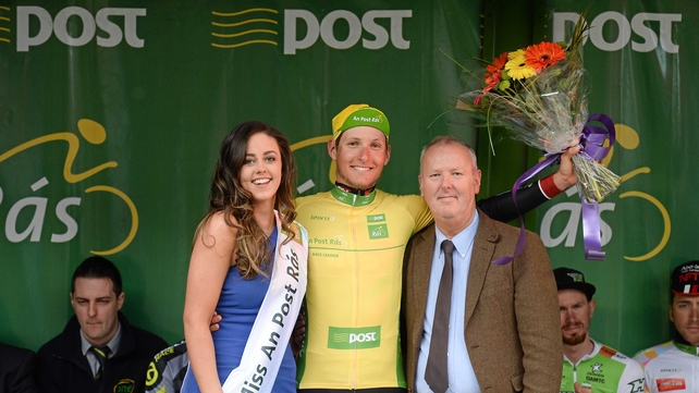 And Lukas Postlberger leads the race overall