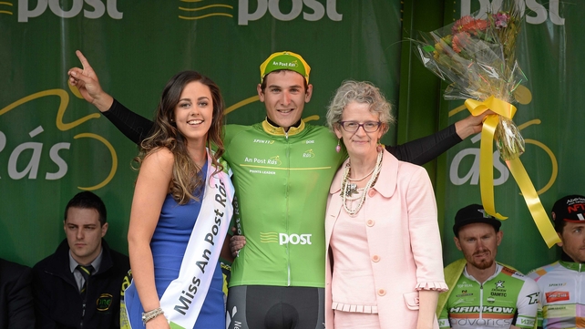 Alex Frame leads the points classification