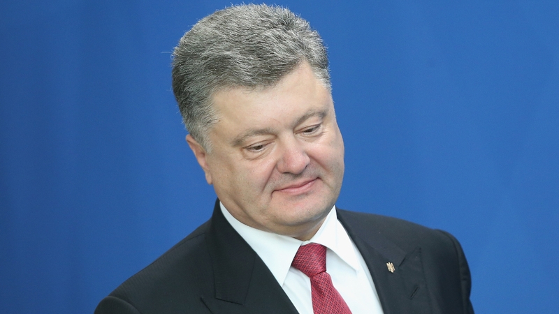 Petro Poroshenko said said the capture of Russian soldier proved Ukraine is fighting 'real war'