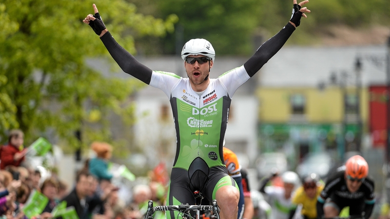 Rás Stage 4 winner Aidis Kruopis of An Post Chain Reaction