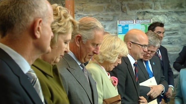 Prince Charles and the Duchess of Cornwall attend a service of peace and reconciliation