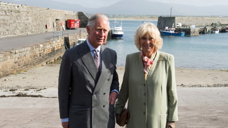 While in Mullaghmore Prince Charles and the Duchess of Cornwall paid a visit to the village harbour