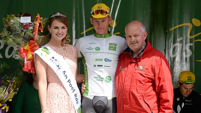 Ryan Mullen takes the Irish Sports Council U23 jersey