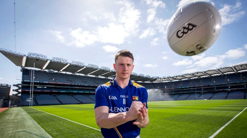 Longford footballer Michael Quinn at Croke Park