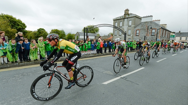Lukas Postlberger peddles through Crossmolina