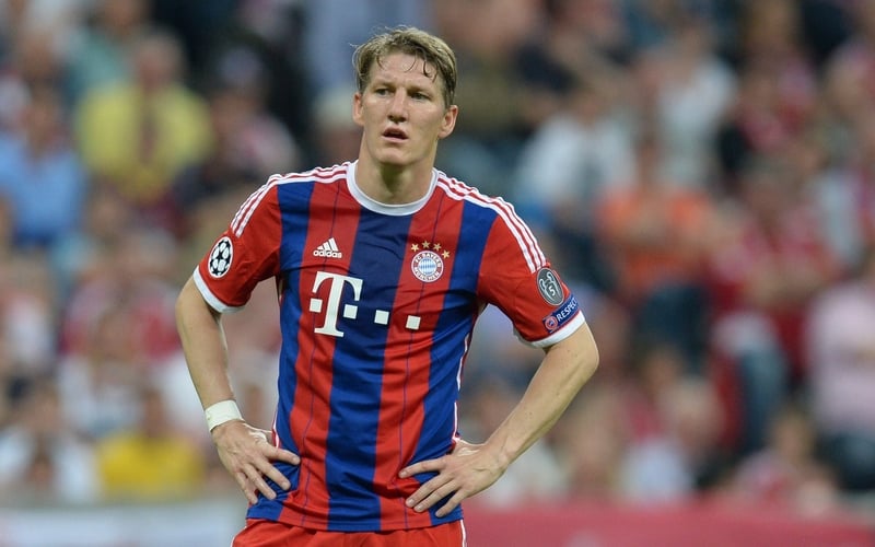 Bastian Schweinsteiger has won the Bundesliga eight times