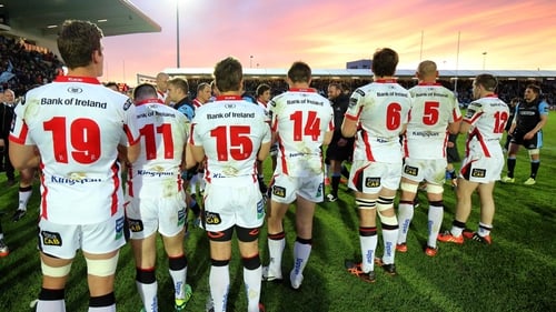 Ulster clap off Glasgow Warriors after the game