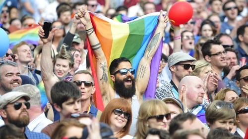There were jubilant scenes at Dublin Castle in May as the same-sex marriage referendum was passed