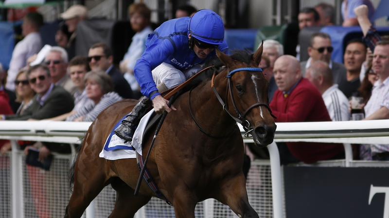 Kevin Manning will don the Godolphin blue on Herald The Dawn in the Futurity Stakes