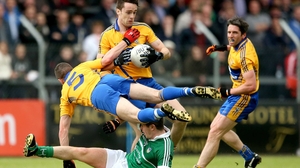 Clare were in flying form as they beat Limerick in the football contest on Saturday evening