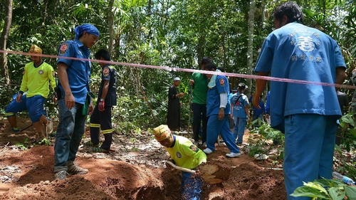 Malaysian police said earlier this week that a total of 139 grave sites had been found
