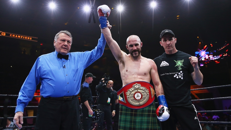Gary 'Spike' O'Sullivan proved too much for Melvin Betancourt to handle