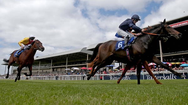 Curvy ridden by Wayne Lordan leads home Giovanni Canaletto and Prince Gagarin