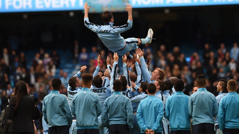 Manchester City say goodbye to Frank Lampard