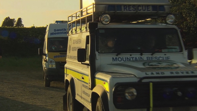 Members of South East Mountain Rescue and gardaí are at the scene