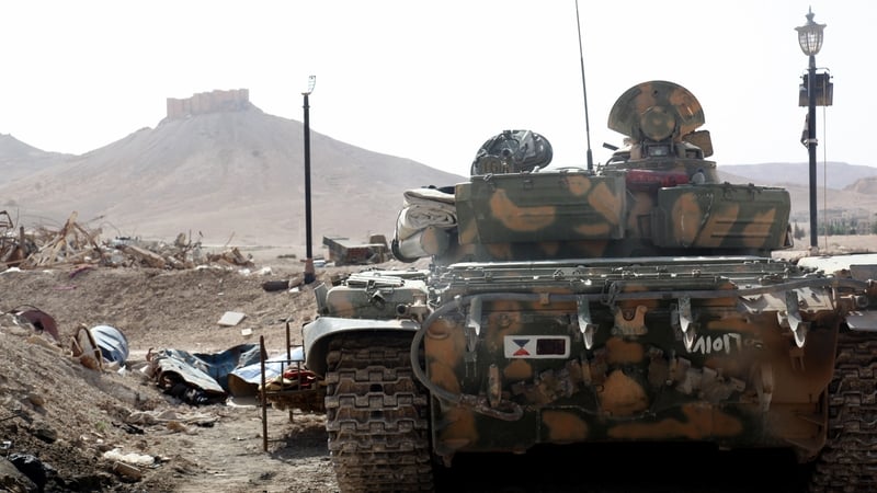 Syrian troops have been battling IS militants around Palymra