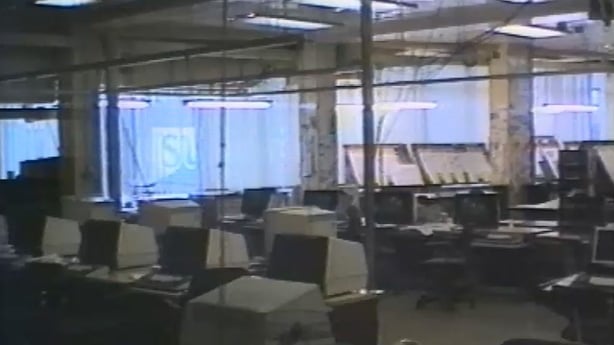 The empty offices of the Irish Press