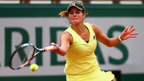 Julia Goerges converted four of the five break points that she created on Caroline Wozniacki's serve, while the Dane took just three of the 13 opportunities she had to break her opponent's serve