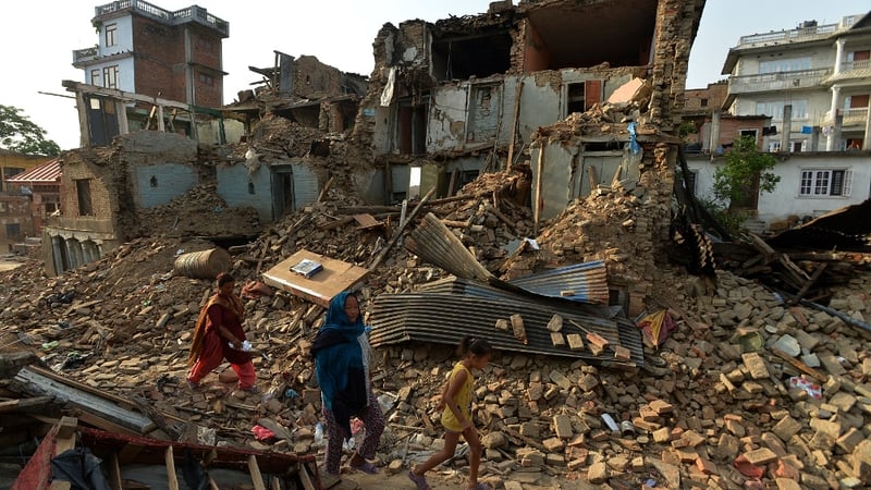 The 25 April quake had a magnitude of 7.8