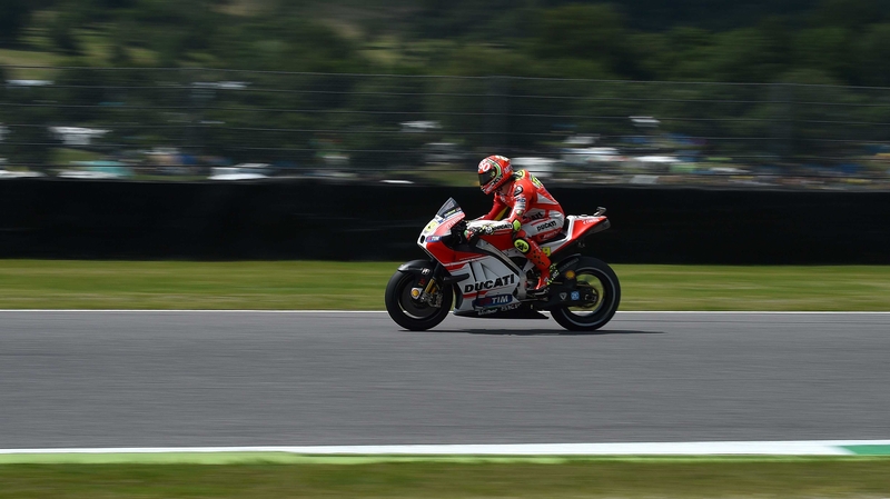 The Italian Ducati Team rider crossed the line with a time of one minute 46.489 seconds