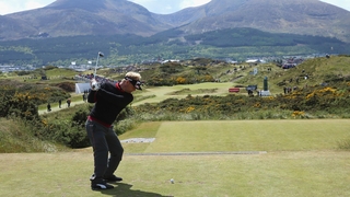 Soren Kjeldsen dropped four shots on the front nine but still holds a one-shot lead