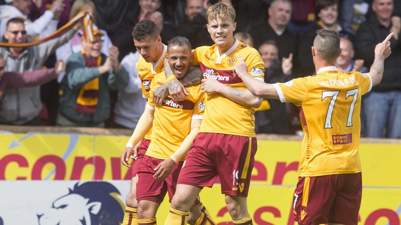 Motherwell proved too strong for Rangers over two legs and secured their Premier Division status for the 2015-16 season