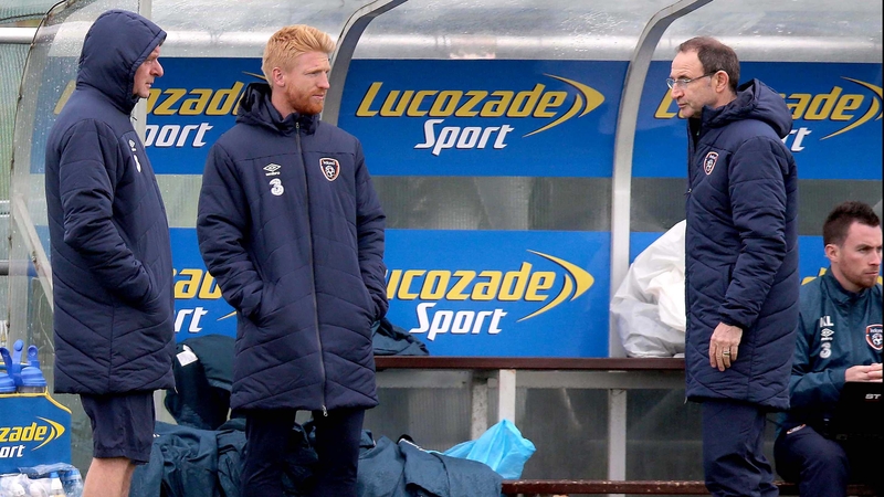 Martin O'Neill put his charges through their paces at Gannon Park on Monday, while Paul McShane sat out the session