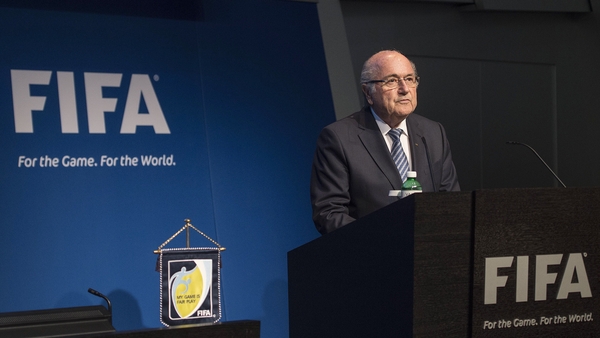 Sepp Blatter has called an extraordinary FIFA congress "as soon as possible" to elect a new president
