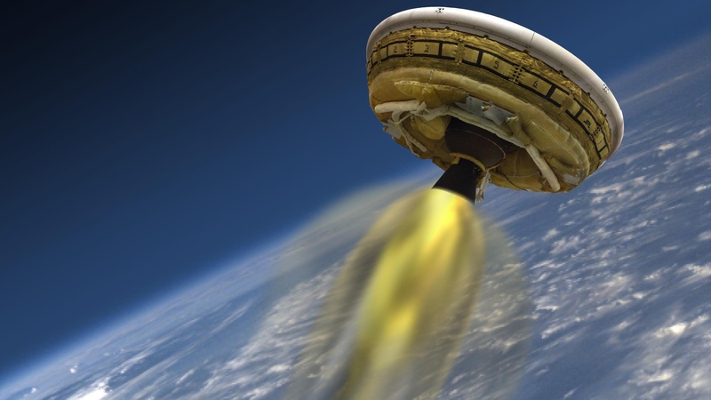 The test vehicle weighs 3,088kg and is 30 metres in diameter