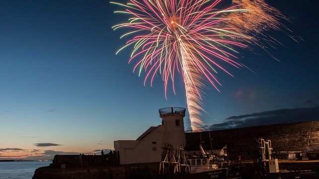 Fireworks at the Balbriggan Summerfest, Co Dublin (Pic: Tony Mullen)