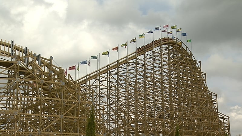 Tayto Park's Cú Chulainn rollercoaster