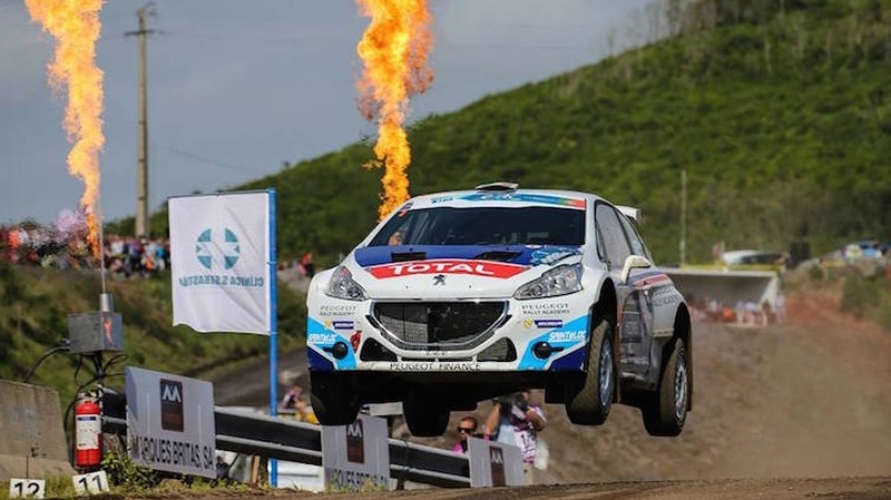 Waterford's Craig Breen in action in his Peugeot