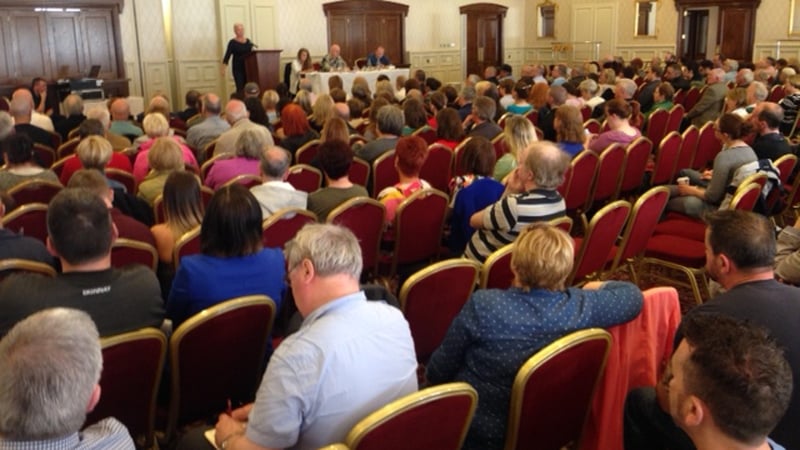 Today's meeting aimed to give people information on boycotting the bills