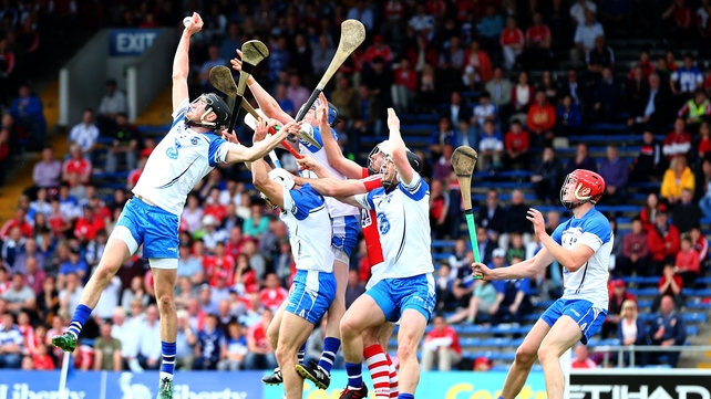 Waterford's Barry Coughlan catches a high ball in their win over Cork in the Munster SHC