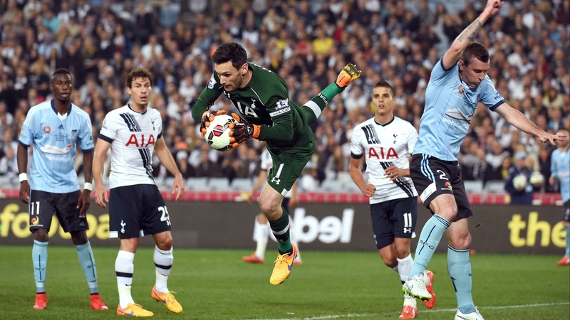 Hugo Lloris in action during Spurs' recent 1-0 friendly win over Sydney FC