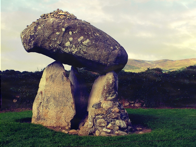 A megolithic dolmen in Proleek, Co Louth (Pic: Bernard Gillespie)