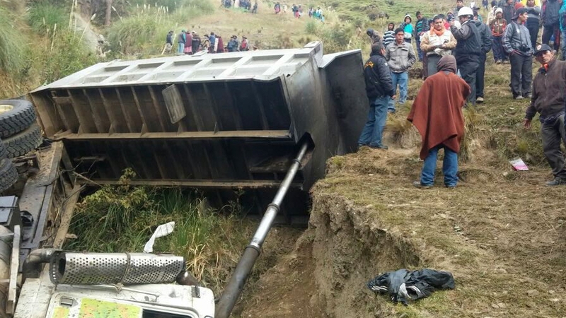 Authorities were investigating the crash and the driver, who survived, is being held by police