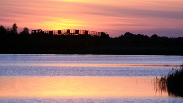 Sunset at the Lough Boora Parklands, Co Offaly (Pic: Ann Mitchell)