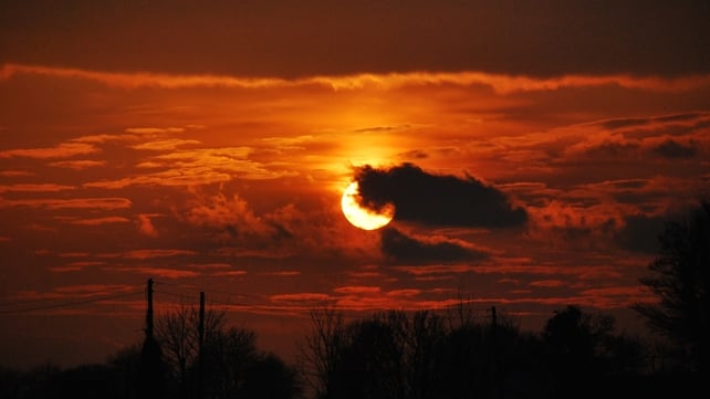 The sun setting in Co Tipperary (Pic: Keith O'Sullivan)