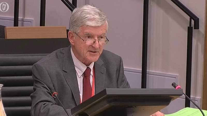 Tom O'Connell said the Central Bank's governor was too close to the Dept of Finance